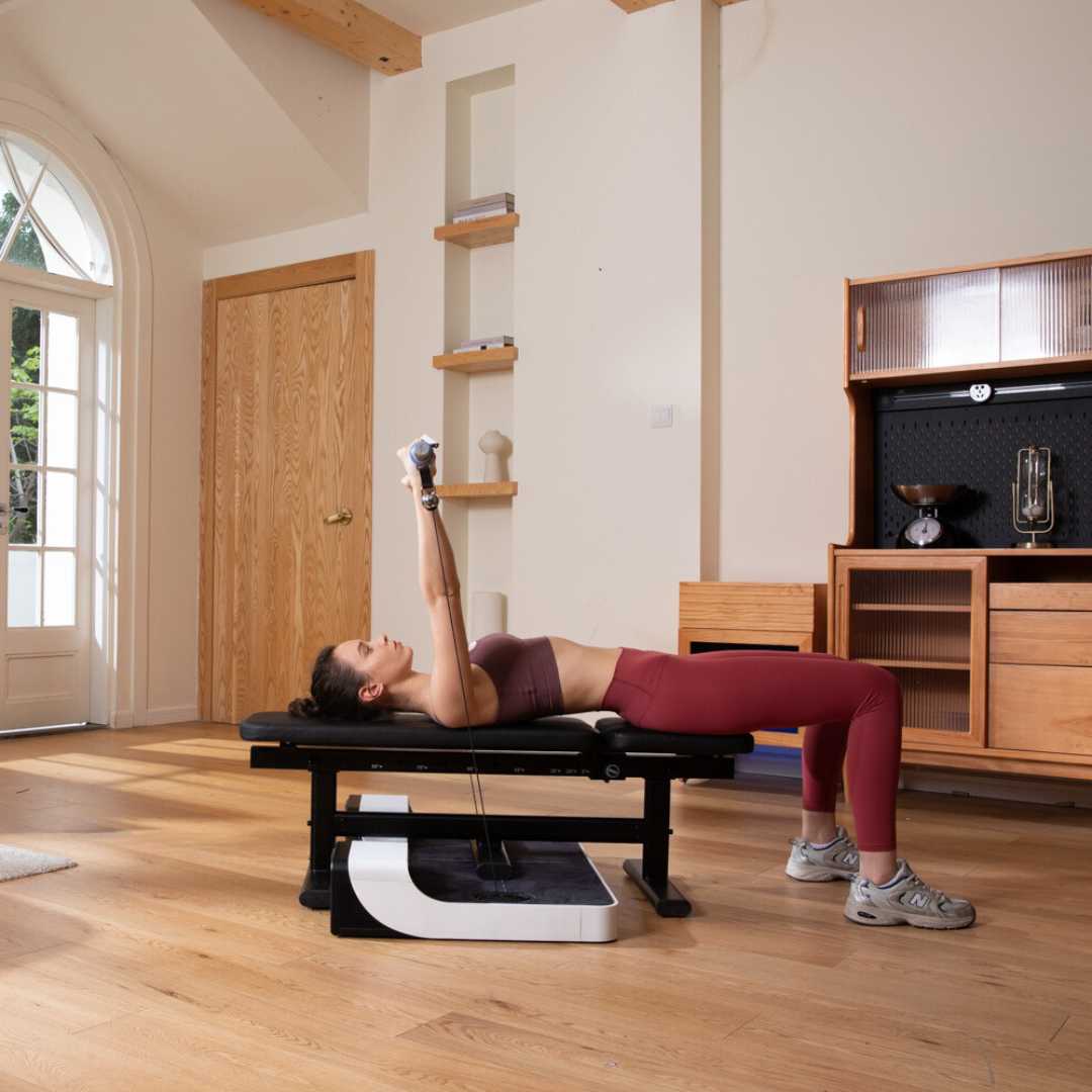 Chest exercise on Smart Gym Lite