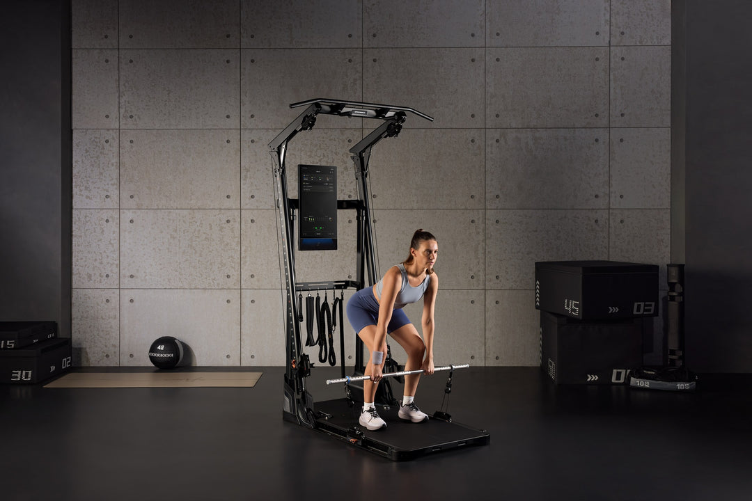 Deadlift on Gym&nbsp;Monster&nbsp;Ultra in a concrete studio